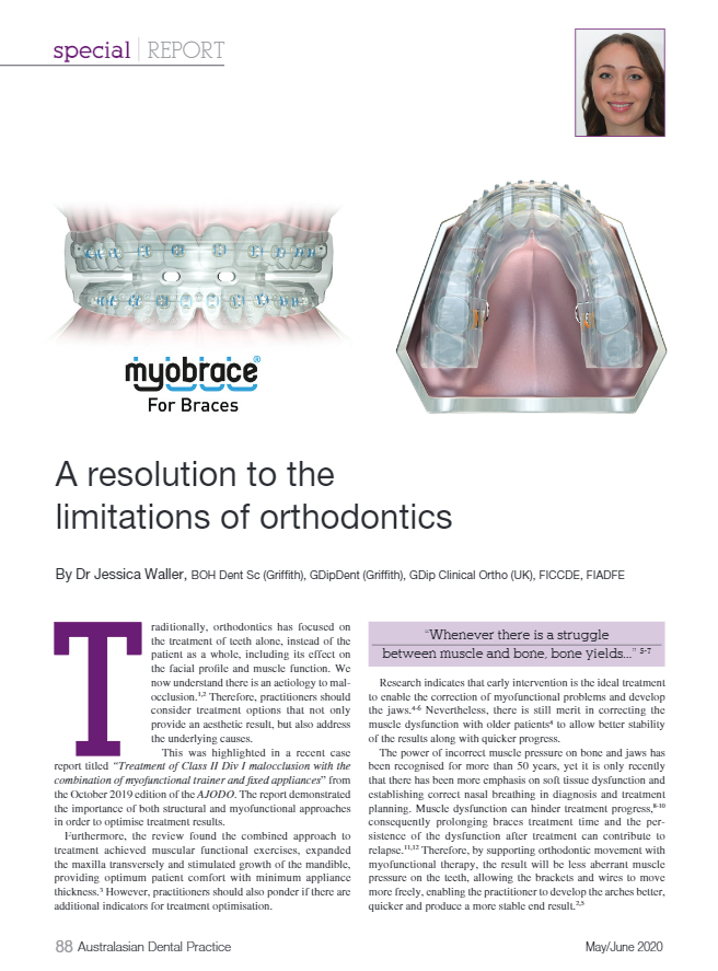 A resolution to the limitations of orthodontics
